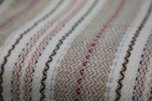 Bontgoy Hand woven striped blanket. NL49